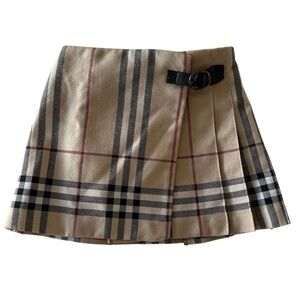 Burberry Children’s Kilt Pleated Skirt